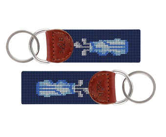 Driven by Faith Needlepoint Key Fob