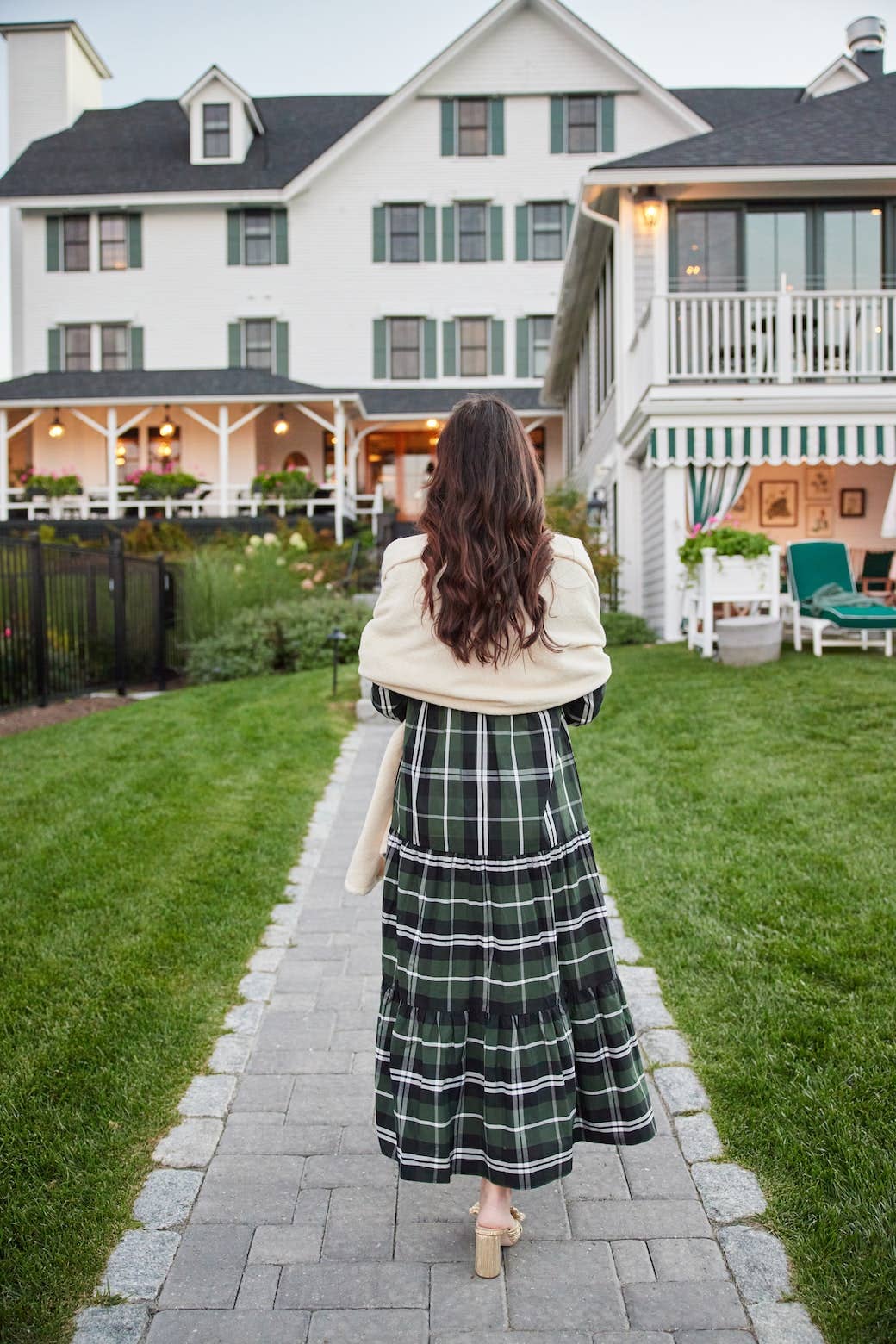 Bayside Herringbone Shawl - Shell