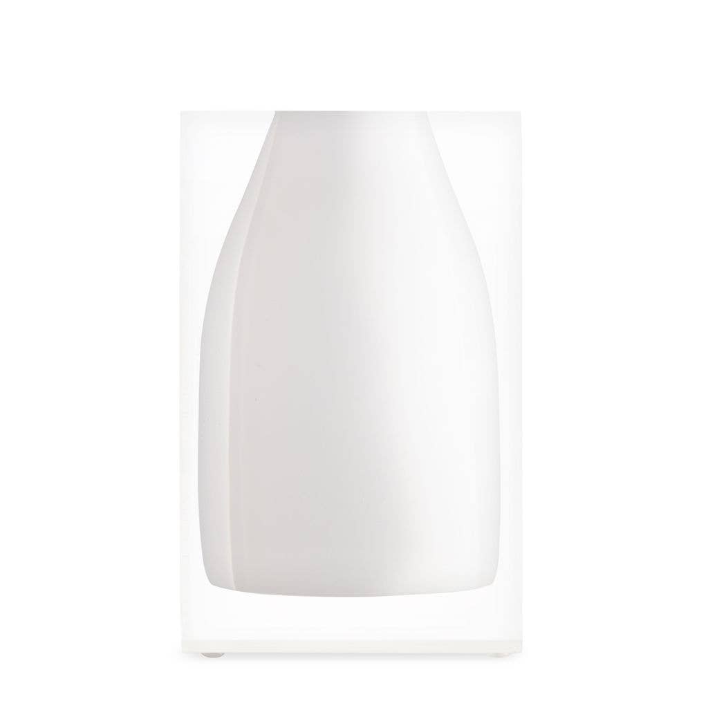 Hester Acrylic Bud Vase in Hamptons White