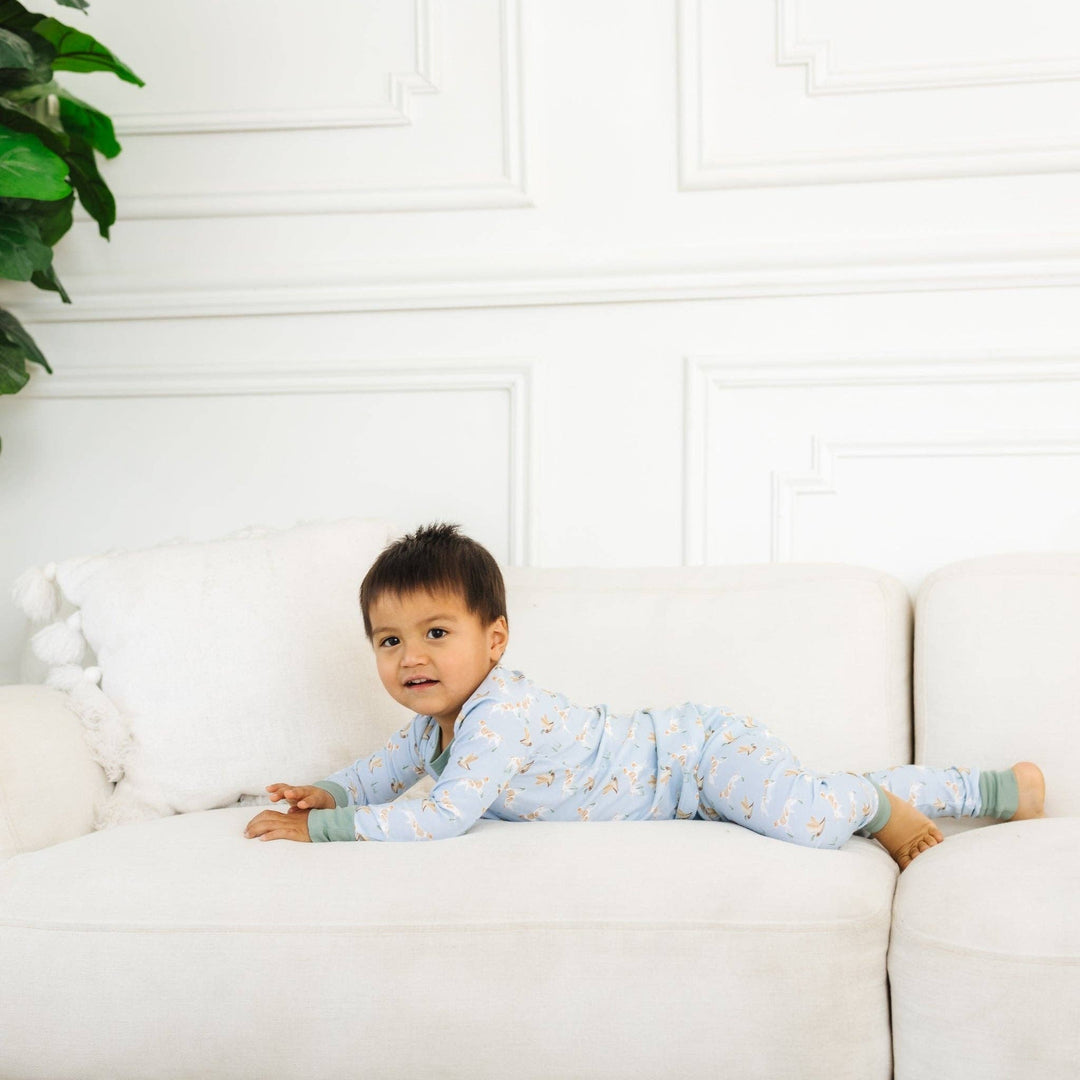 Duck and Hound Long Pajamas