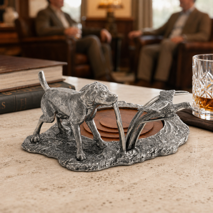 Labrador & Duck Wine Coaster