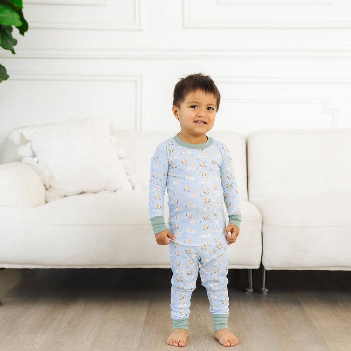 Duck and Hound Long Pajamas