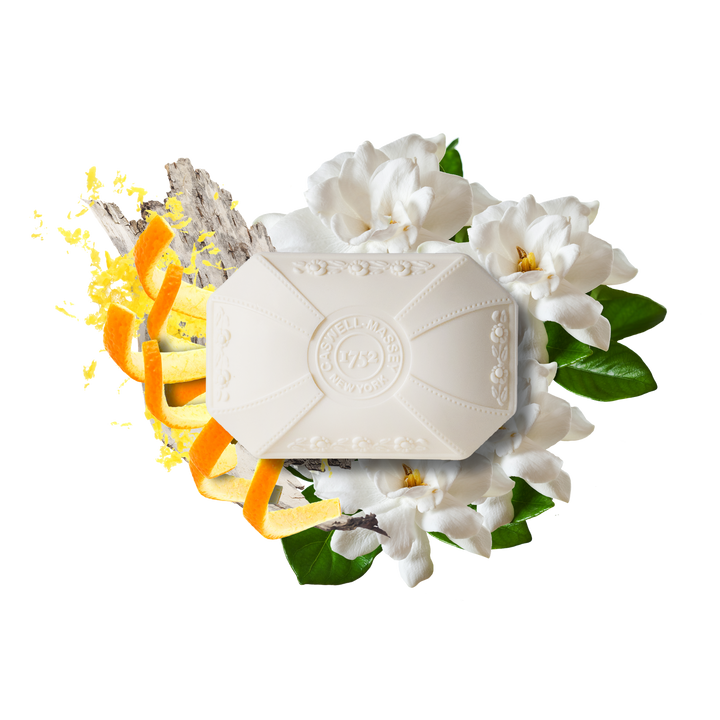 Gardenia Natural Bar Soap, Floral, Plant-Based, 3.5oz