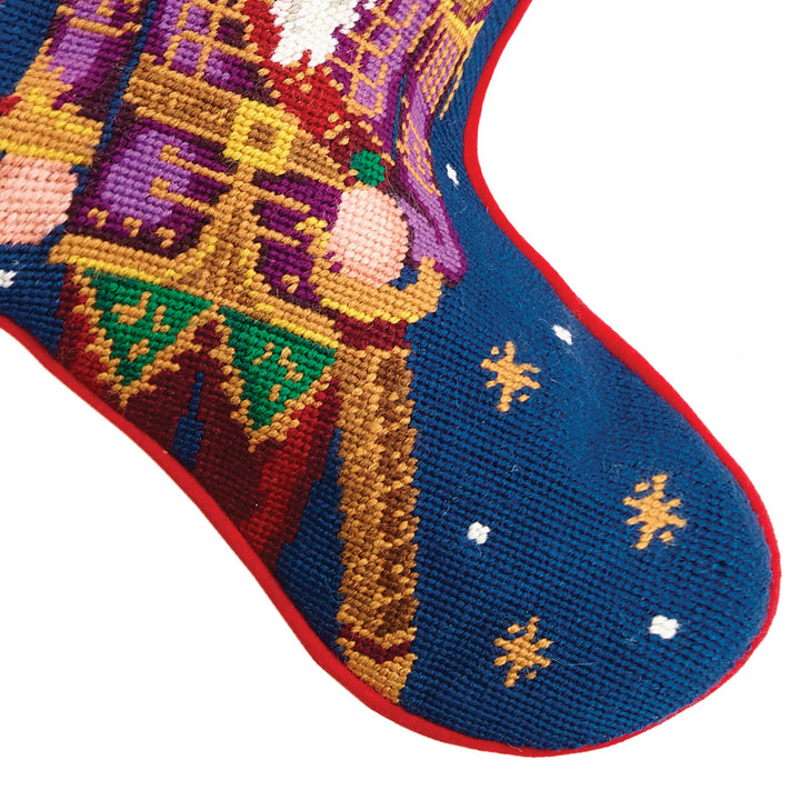 Nutcracker Needlepoint Stocking