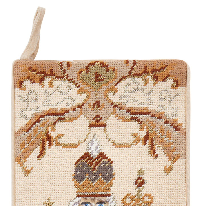 Nutcracker Embroidered Stocking