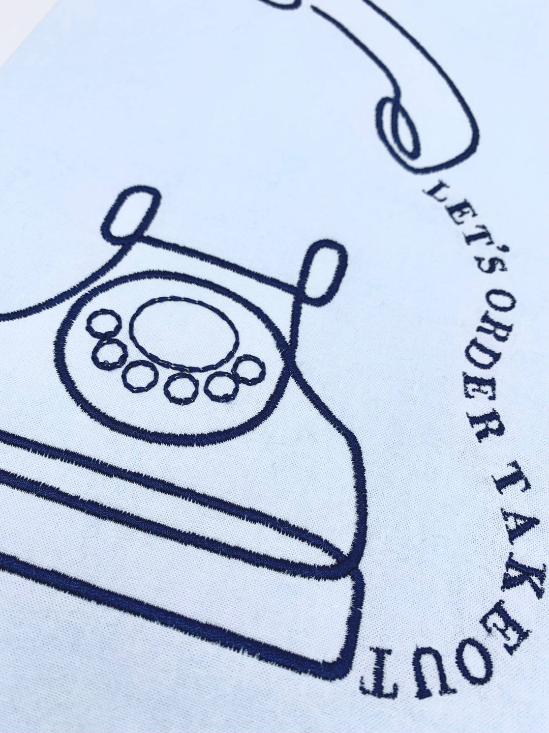 Let's Order Takeout Tea Towel