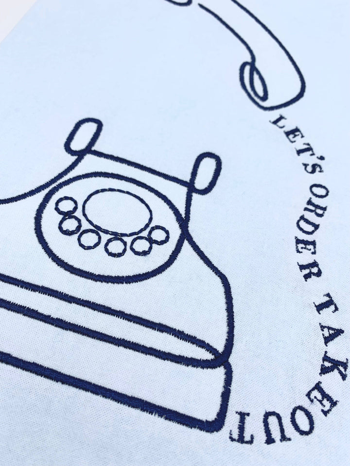 Let's Order Takeout Tea Towel