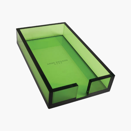 Green Acrylic Guest Towel Tray