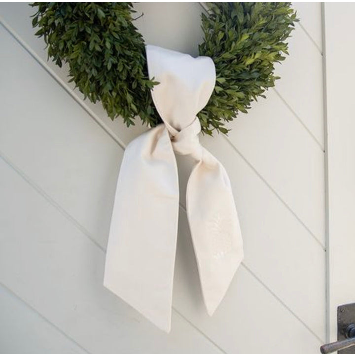 Ivory Wreath Sash