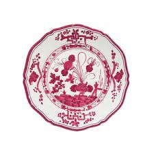 VIDA Faenza 9" Salad Plate Set of 4 (White and Red)