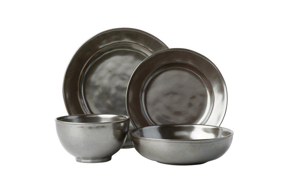 Pewter Stoneware 4pc Set (KP01/91,KP02X/91,KP07/91,KP64/91)