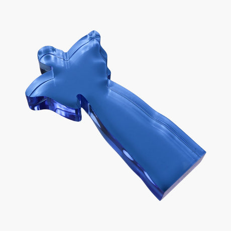 Blue Acrylic Angel Weight