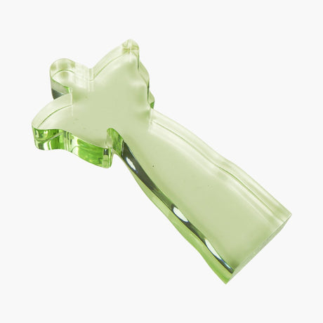 Green Acrylic Angel Weight