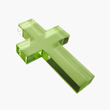Green Cross Acrylic Weight