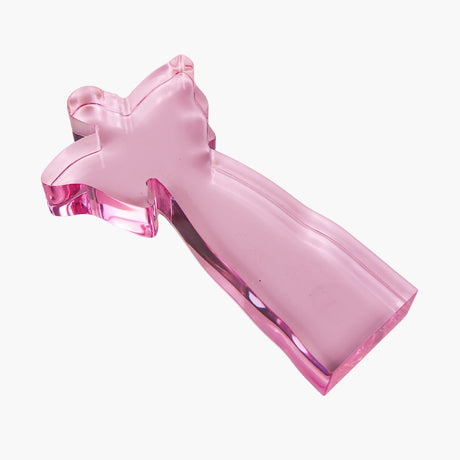 Pink Acrylic Angel Weight
