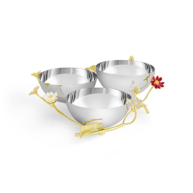 Wildflower Triple Dish