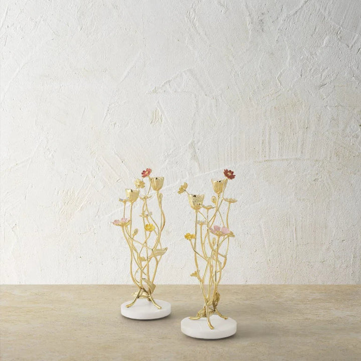 Wildflowers Candleholder S/2