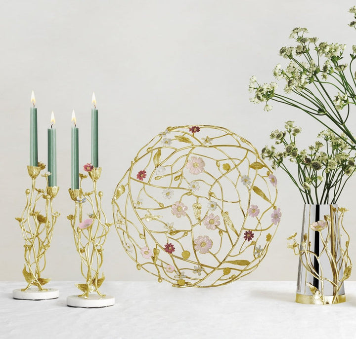Wildflowers Candleholder S/2