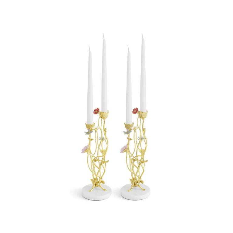 Wildflowers Candleholder S/2