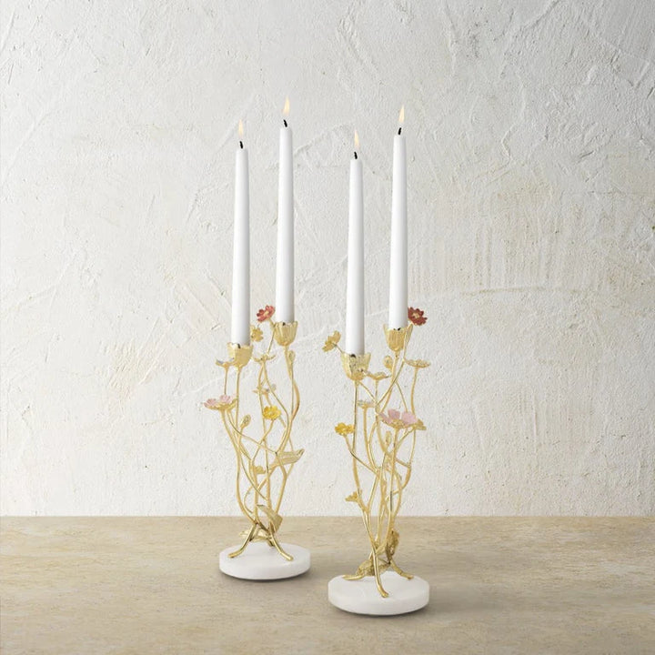 Wildflowers Candleholder S/2