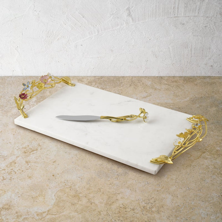Wildflowers Cheeseboard w/ Knife