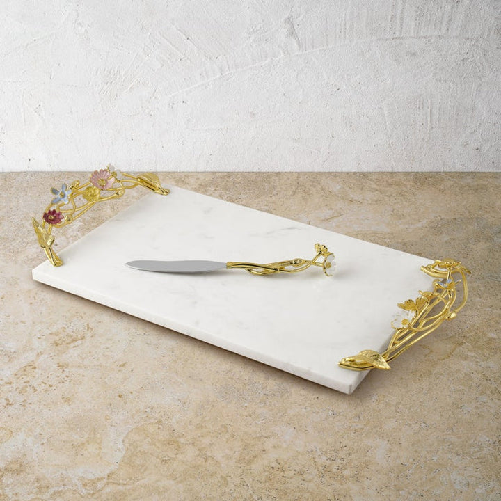 Wildflowers Cheeseboard w/ Knife