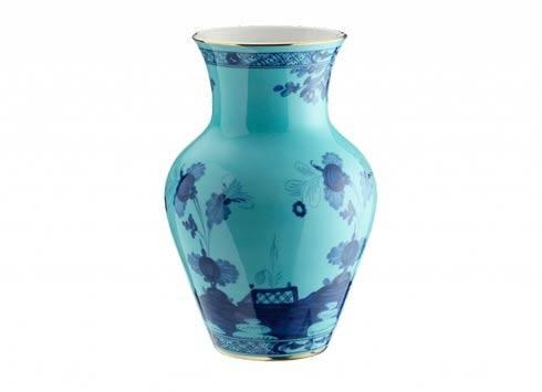 Ginori 1735 Oriente Italiano Iris Ming Vase, Large
