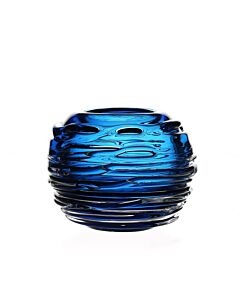 Miranda Mini Globe Vase Aqua
