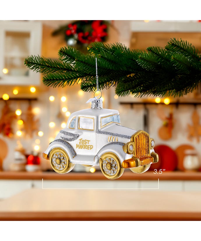 Wedding Car Ornament by Noble Gems