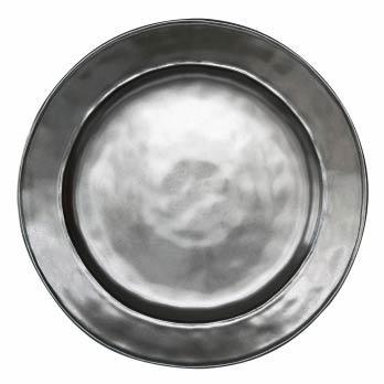 Pewter Stoneware Dinner Plate