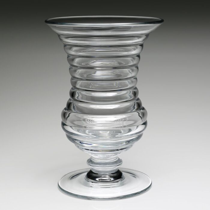 Ripples Footed Vase 11"