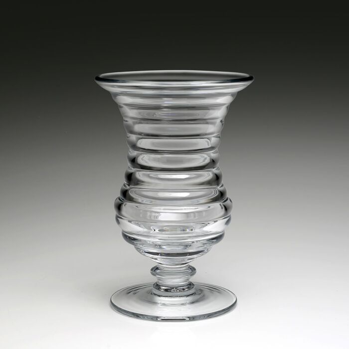 Ripples Footed Vase 8.5"