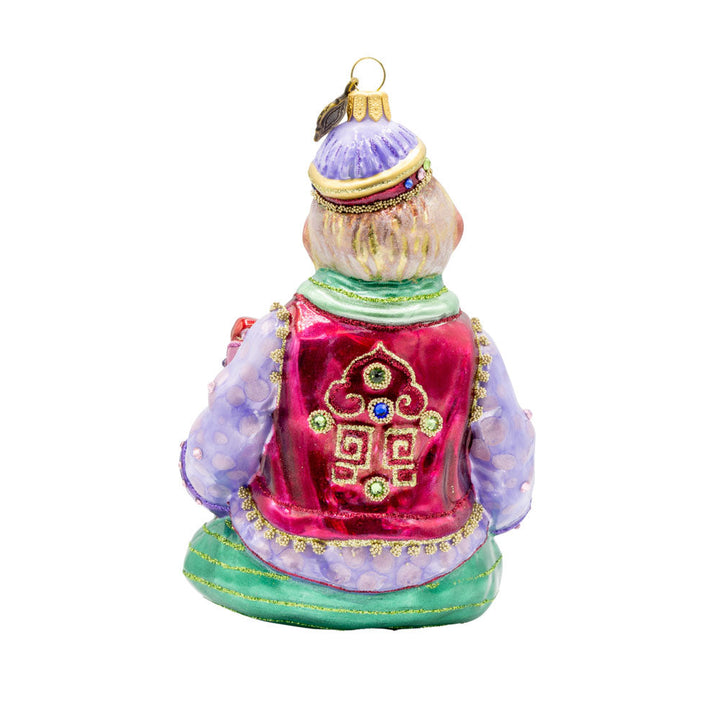 Monkey Bearing Gifts Ornament