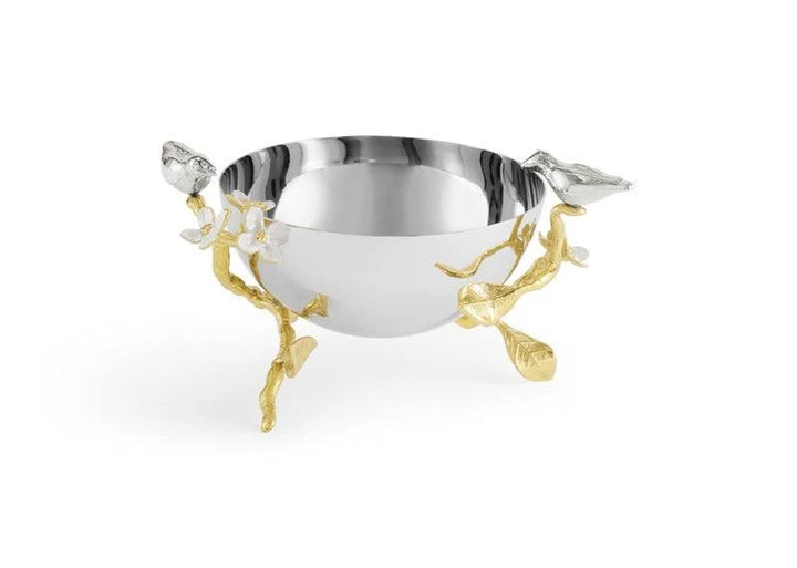 Lovebirds Nut Bowl Silver/Gold