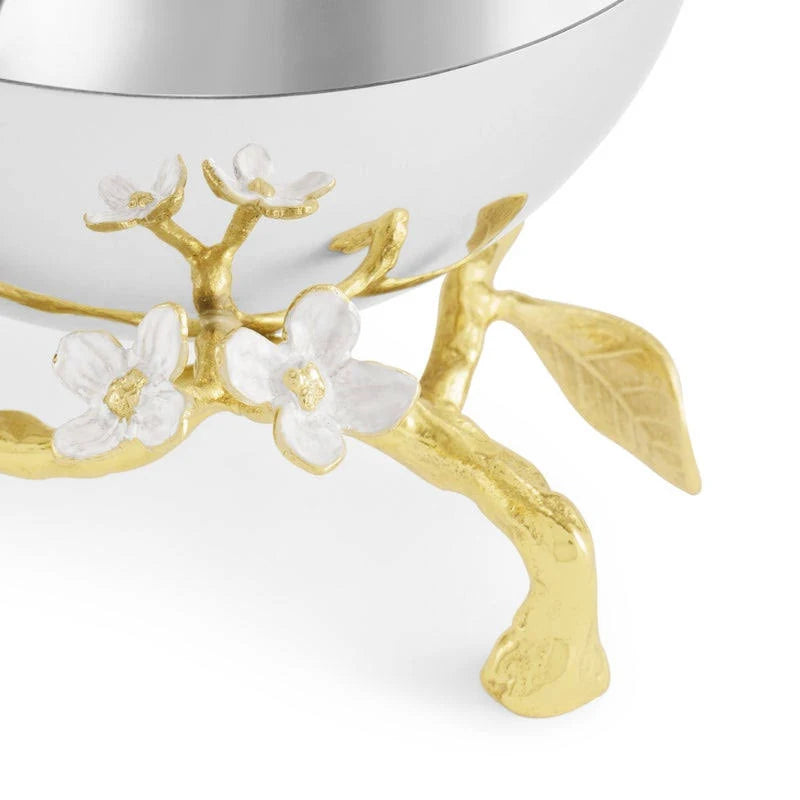Lovebirds Nut Bowl Silver/Gold