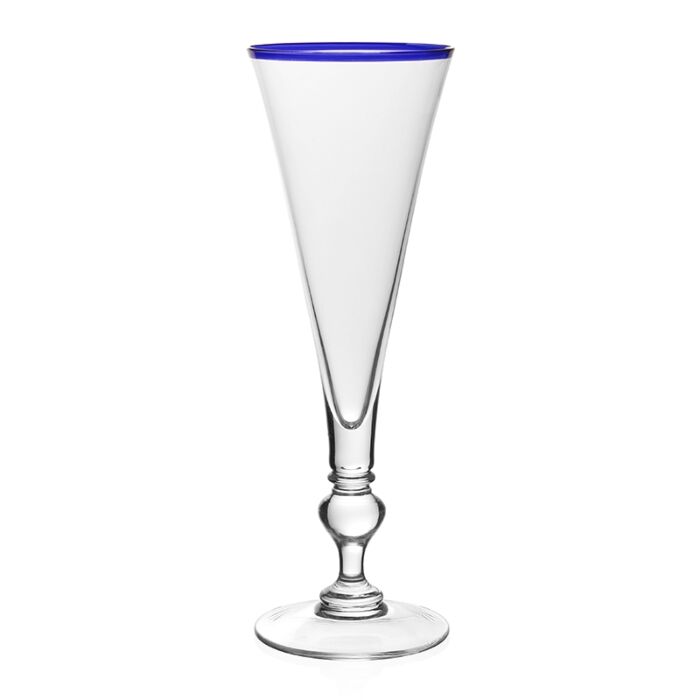 Siena Champagne Flute Blue