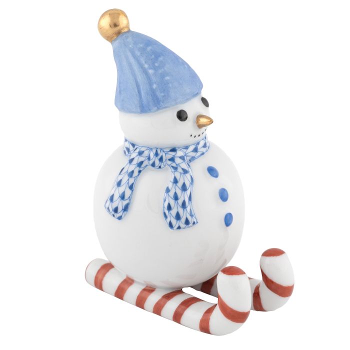 Skiing Snowman
