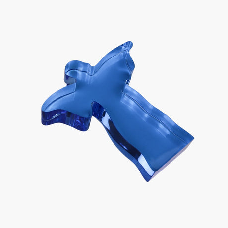 Blue Acrylic Angel Weight