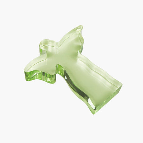 Green Acrylic Angel Weight