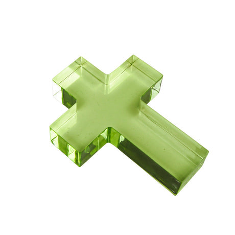 Green Cross Acrylic Weight