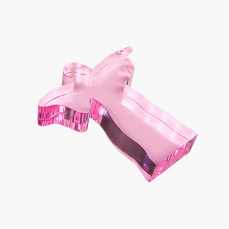 Pink Acrylic Angel Weight