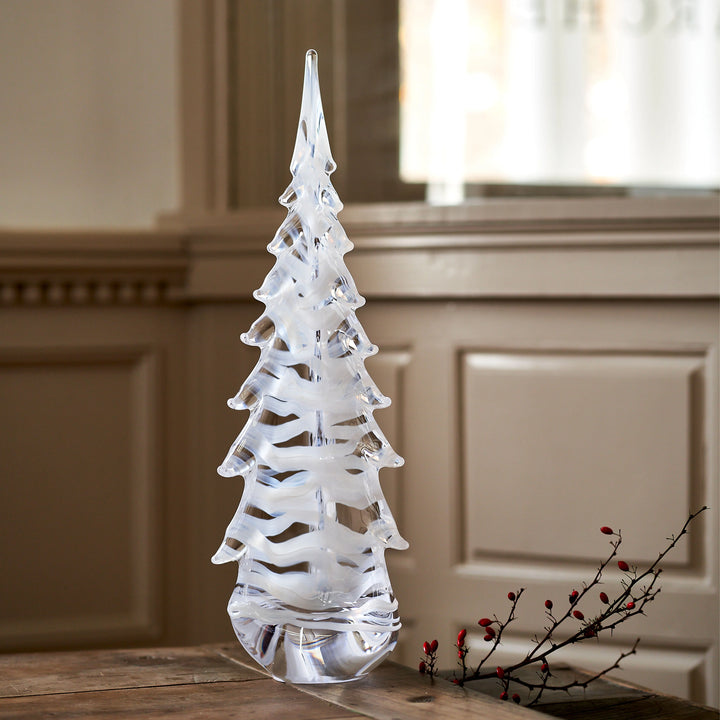 Snowdrift Evergreen in Gift Box-18"