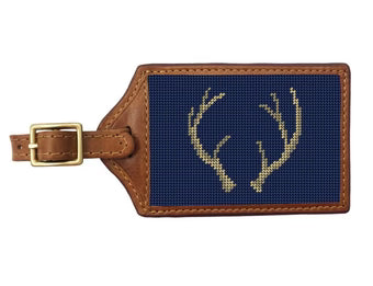 Steadfast Needlepoint Luggage Tag