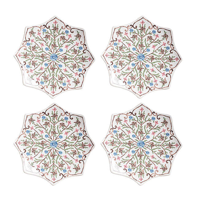 Villa Seville Scalloped Side/Cocktail Plates s/4