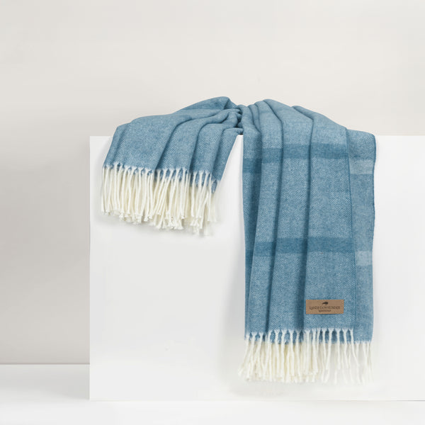 Montauk Stripe Herringbone Throw