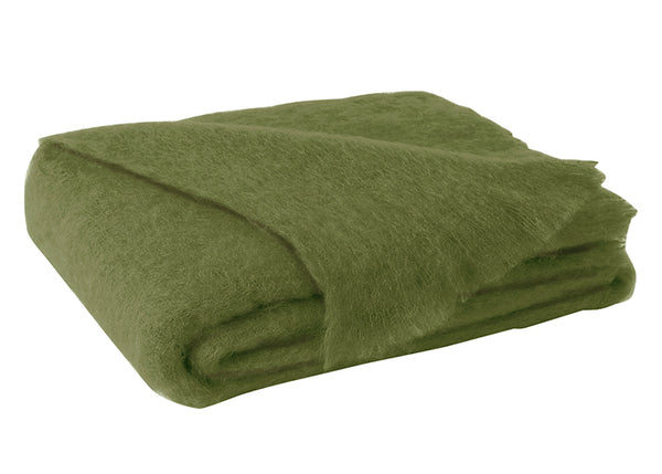 Brushed Mohair Throw