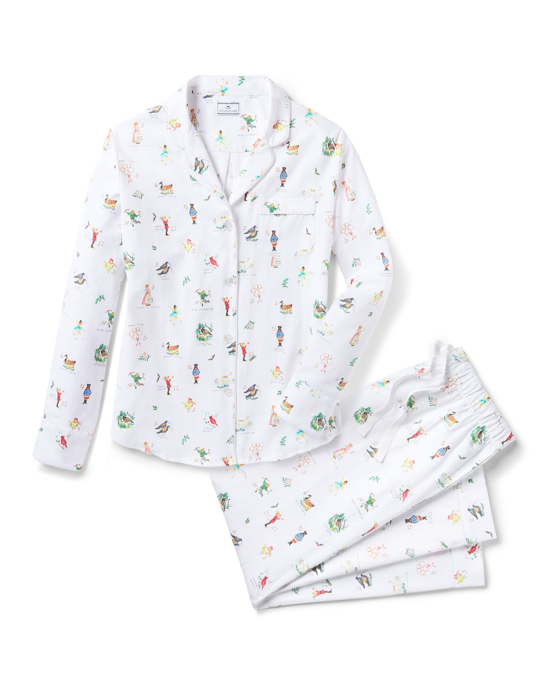 Women's Twill Pajama In 12 Days Of Christmas