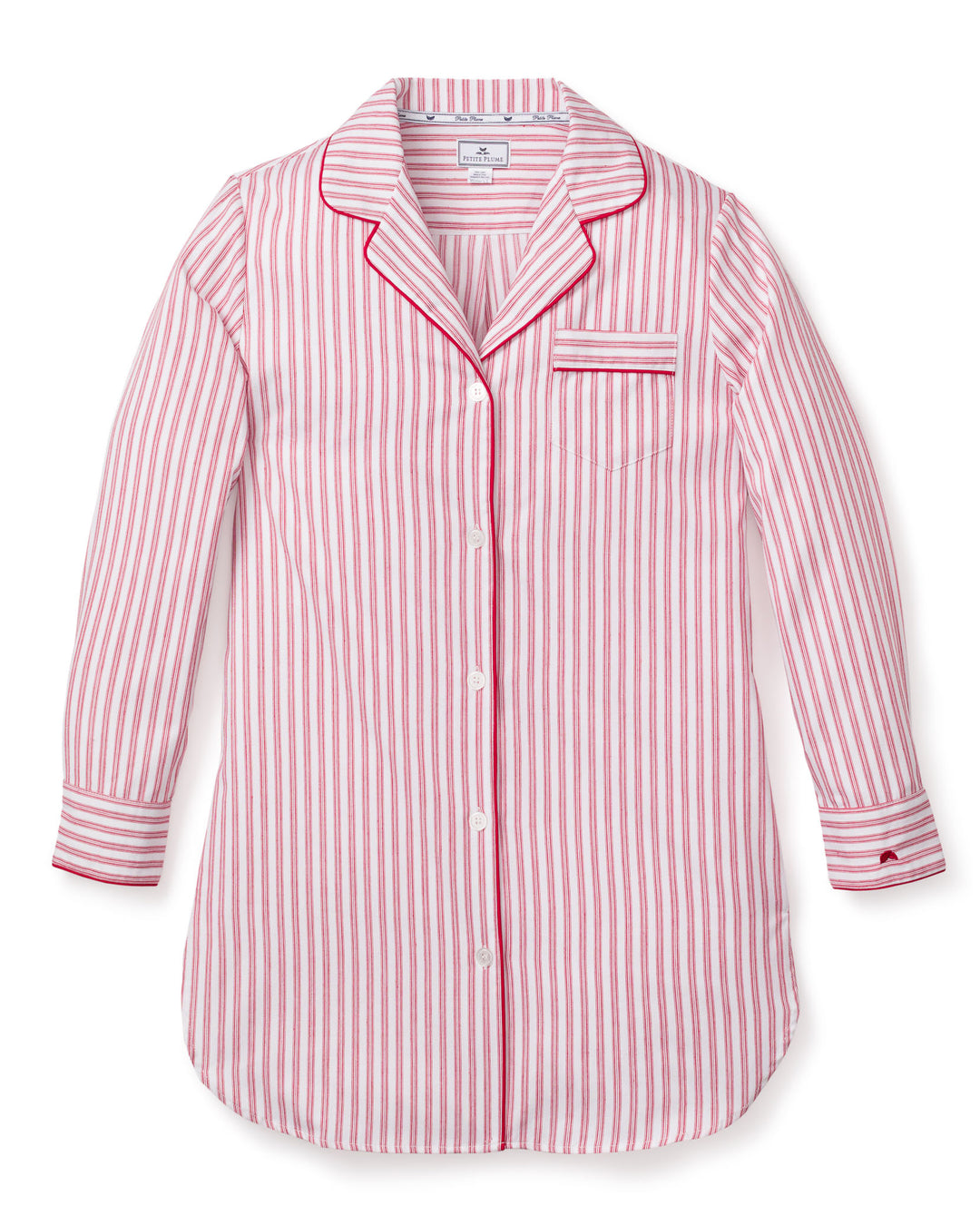 Antique Red Ticking Nightshirt