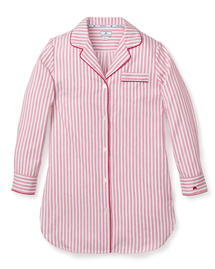 Antique Red Ticking Nightshirt