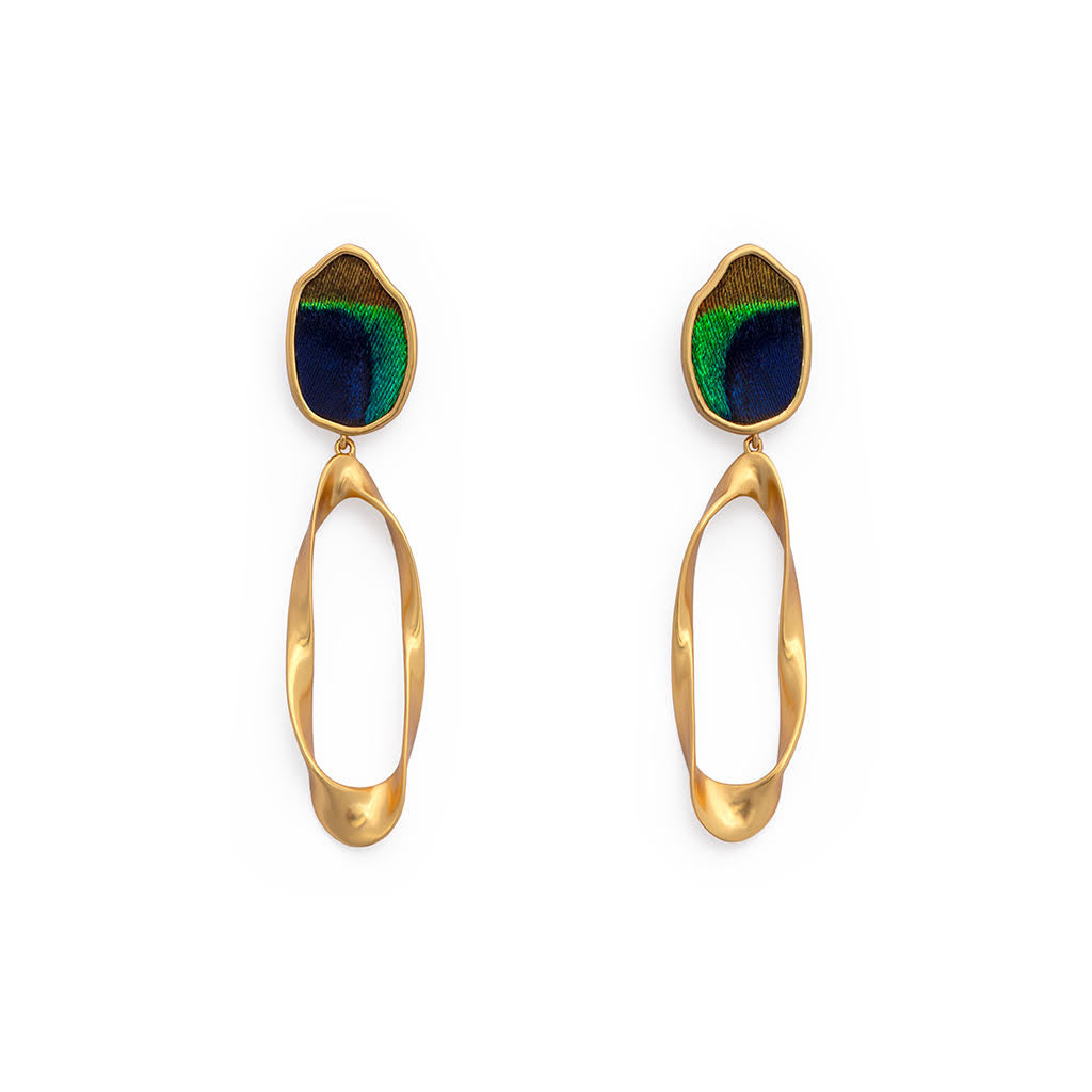 Kimberly Organic Drop Earring